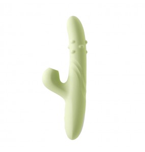 Ankni - Rotating Thrust Suction Vibrator Wand (Chargeable - Green)